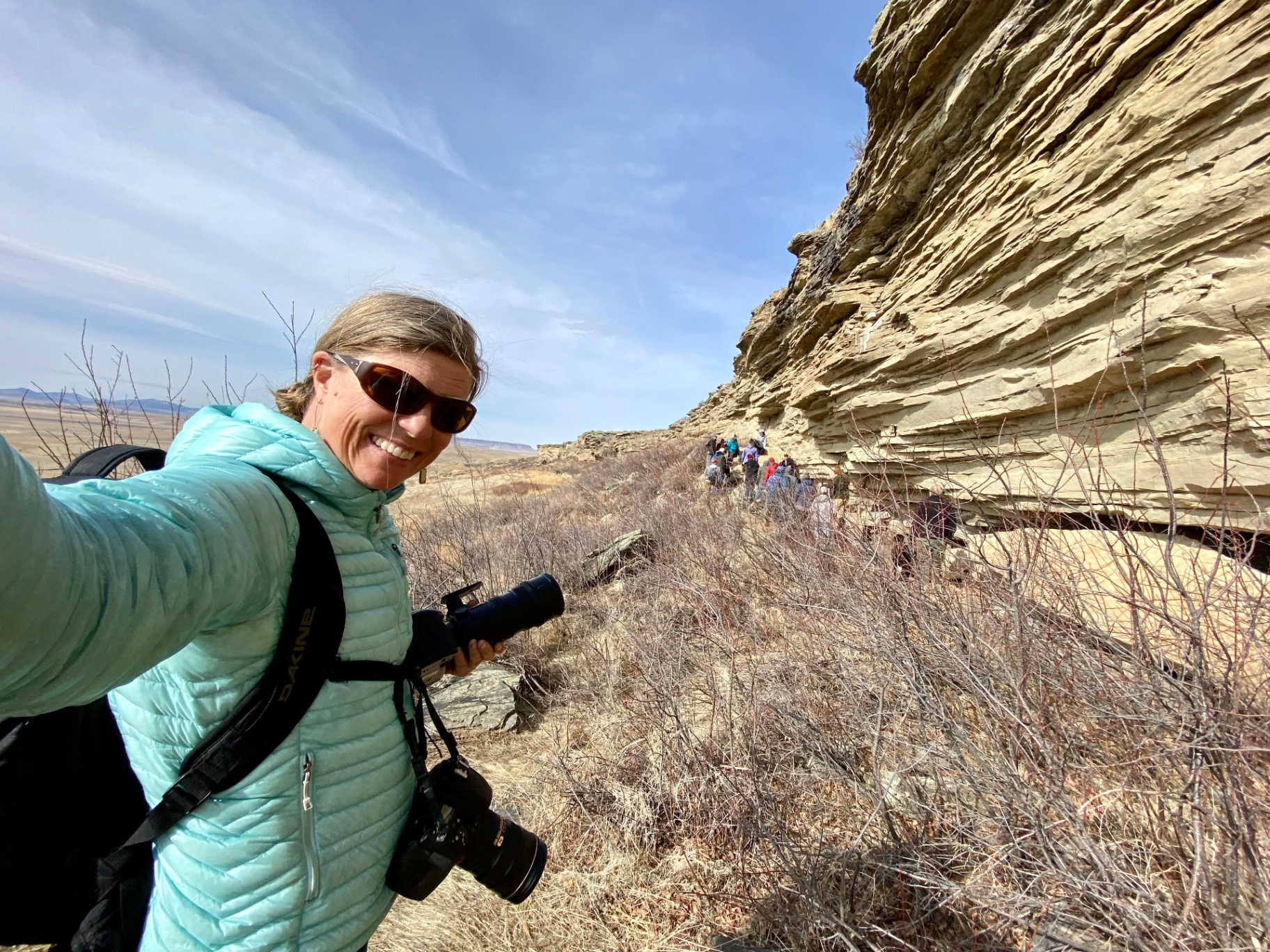 Eliza Wiley behind the camera